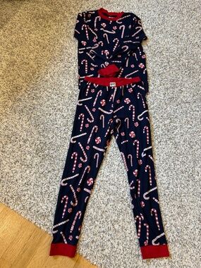 Candy cane pajama set
